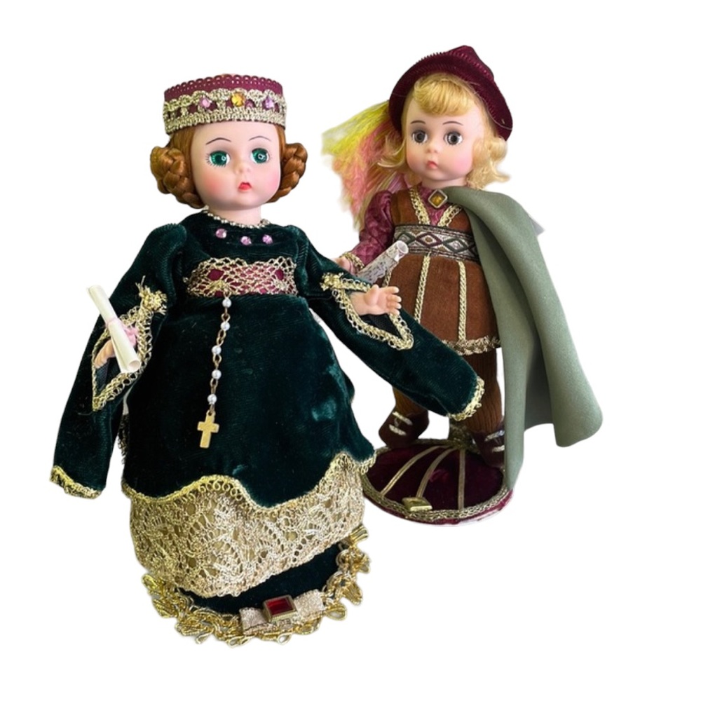 MADAME ALEXANDER’S Queen Isabella and Christopher Columbus, EUC